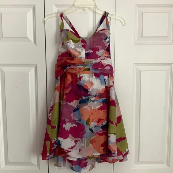 Guess Veronica watercolor floral halter dress Guess Veronica watercolor floral halter dress